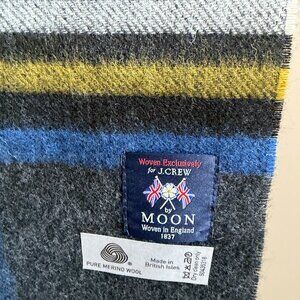 J. Crew British Wool Holiday Plaid Scarf